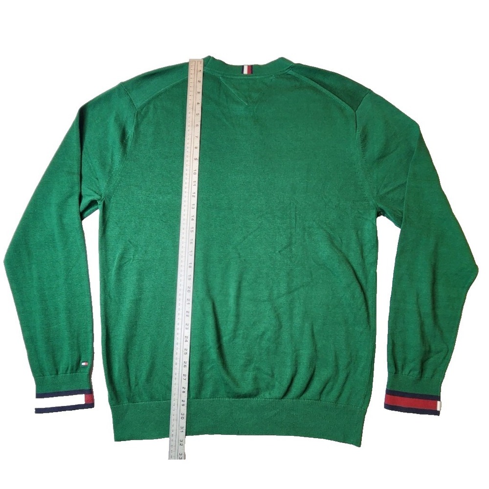 Tommy Hilfiger Men's Sweater Pullover Crew Neck Knit Flag Logo Outerwear XXL New - Picture 8 of 9